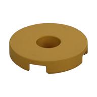 Tile Special Round 2 × 2 with Hole Pearl Gold