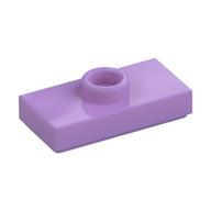 Plate Special 1 × 2 with 1 Stud with Groove and Inside Stud Holder (Jumper) Medium Lavender