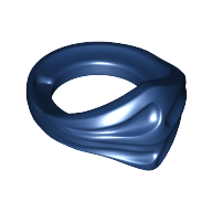 Minifig Neckwear Bandana (Ninjago) Dark Blue