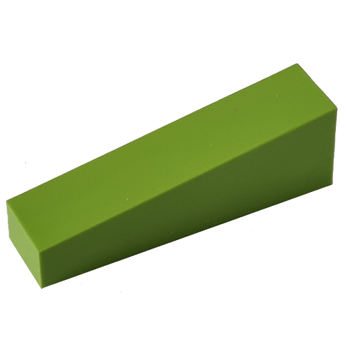 Modulex Slope 1 × 4 (9 degree, 1:6 slope) Modulex Brown