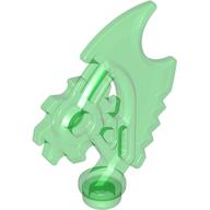 Weapon Axe Blade, Complex (Ninjago) [Techno-Blade] Transparent-Grün