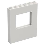 Paneel 1 × 6 × 6 mit Fenster Weiß