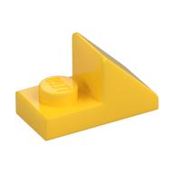Brick Sloped 45° 2 × 1 with 2/3 Cutout [New Version] Yellow