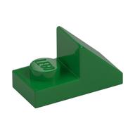 Brick Sloped 45° 2 × 1 with 2/3 Cutout [New Version] Green
