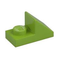 Brick Sloped 45° 2 × 1 with 2/3 Cutout [New Version] Limette