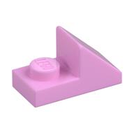 Brick Sloped 45° 2 × 1 with 2/3 Cutout [New Version] Bright Pink