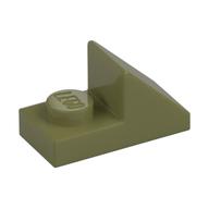 Brick Sloped 45° 2 × 1 with 2/3 Cutout [New Version] Olivgrün