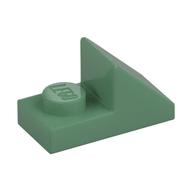 Brick Sloped 45° 2 × 1 with 2/3 Cutout [New Version] Sand Green
