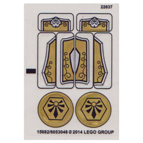 Sticker Sheet for Set 70123-1 [No Color/Any Color]