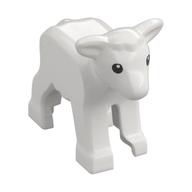 Animal, Sheep / Lamb with Black Eyes with White Pupils print