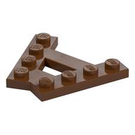 Wedge Plate 4 Stud 45° Angle Plate Rotbraun