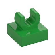Tile Special 1 × 1 with Clip with Rounded Edges Bright Green