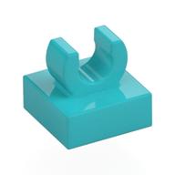 Tile Special 1 × 1 with Clip with Rounded Edges Medium Azure