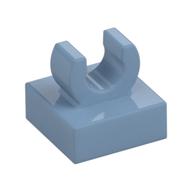 Tile Special 1 × 1 with Clip with Rounded Edges Sand Blue