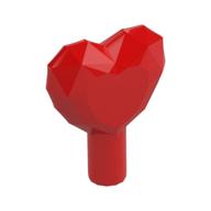Rock - Heart Jewel with Shaft Rot