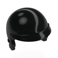 Helmet Motorcycle Open Face, with Visor [Plain] Schwarz