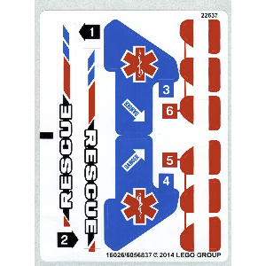 Sticker Sheet for Set 42020-1 [No Color/Any Color]