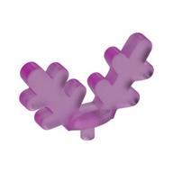 Headwear Accessory Antlers Transparent-Dunkelrosa