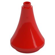 Duplo Building Roof Spire 3 × 3 × 3 Rot