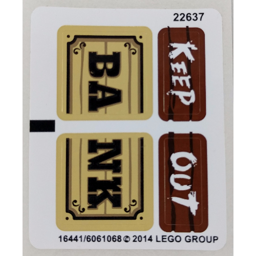 Sticker Sheet for Set 70800-1 [No Color/Any Color]