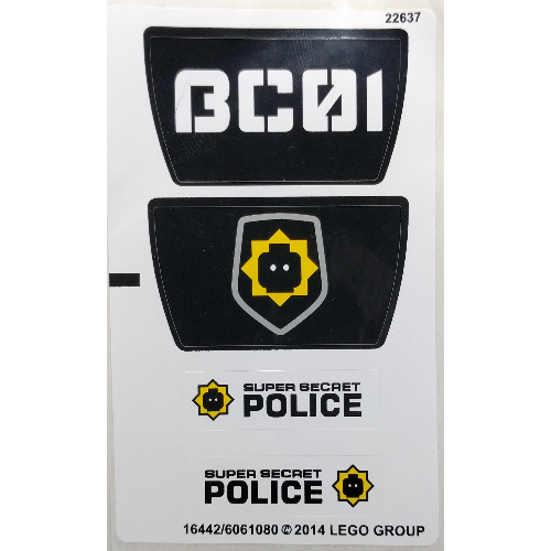 Stickerbogen für Sets 70819-1, 70802-1 in [Keine Farbe/Beliebige Farbe]