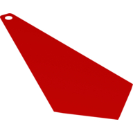 Neckwear Cape, Extended, Necktie Shaped with Pointed End Rot