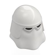 Helmet Snowtrooper, Black Eyeholes Print Weiß