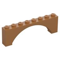 Stein Bogen 1 × 8 × 2 erhöht Mittelnougat