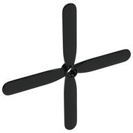 Duplo Rotor 4 Blades, Large (Helicopter) Black