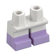 Legs Short with Lavender Feet Pattern [Multi Color Injection] White