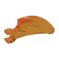 Creature Body Part, Barb Large (Claw, Talon) with Clip Trans-Orange