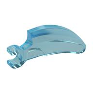 Creature Body Part, Barb Large (Claw, Talon) with Clip Trans-Light Blue