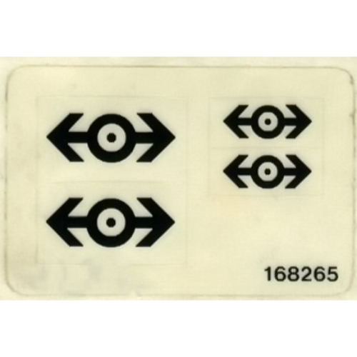 Stickerbogen für Sets 4525-1, 4544-1