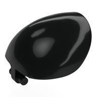Large Figure Shoulder Cover, Armor, Round, Smooth with Bar Black