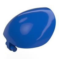 Large Figure Shoulder Cover, Armor, Round, Smooth with Bar Blue