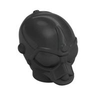 Minifig Head Special, Protocol Droid [Plain] Pearl Titanium