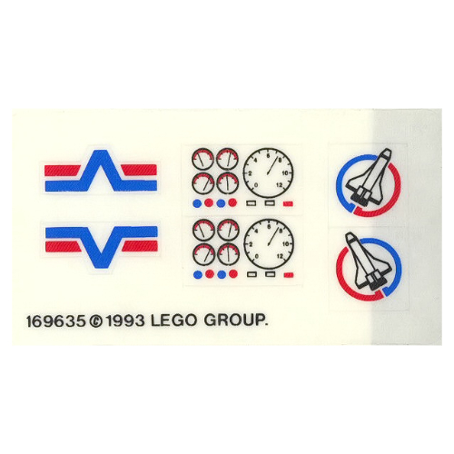 Stickerbogen für Set 6614-1 [Keine Farbe/Beliebige Farbe]