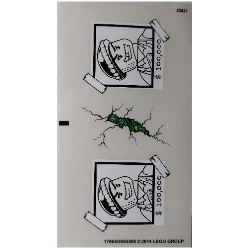 Stickerbogen für Set 40110-1 [Keine Farbe/Beliebige Farbe]