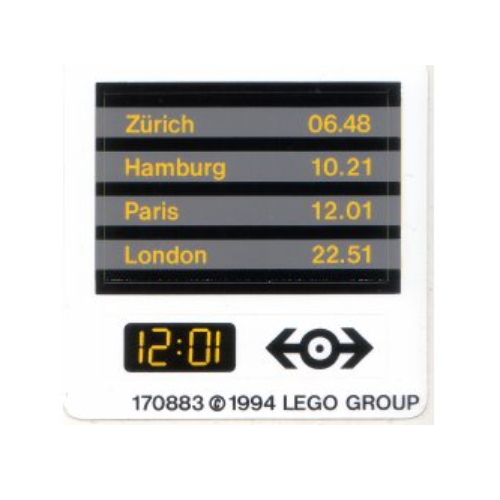 Sticker Sheet for Set 4532-1 [No Color/Any Color]