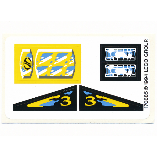 Stickerbogen für Set 8207-1 [Keine Farbe/Beliebige Farbe]