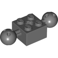 Technic Brick Special 2 × 2 with 10.2mm Balls with Holes and Axle Hole