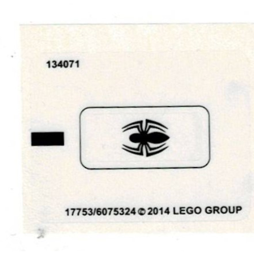 Sticker Sheet for Set 76014-1 [No Color/Any Color]