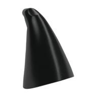 Hat Cone Drooping [Plain] Schwarz