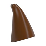 Hat Cone Drooping [Plain] Rotbraun