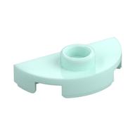Plate Special Round 1 × 2 Half Circle with Stud (Jumper) Light Aqua