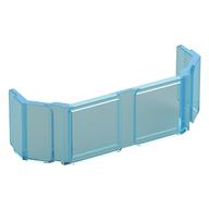 Glass for Train Front 2 × 6 × 2 Trans-Light Blue