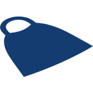 Duplo Cape with Elastic Loop Blue