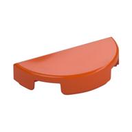 Tile Round 1 × 2 Half Circle Rotorange