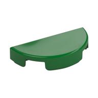 Tile Round 1 × 2 Half Circle Green