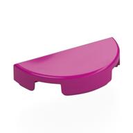 Tile Round 1 × 2 Half Circle Magenta